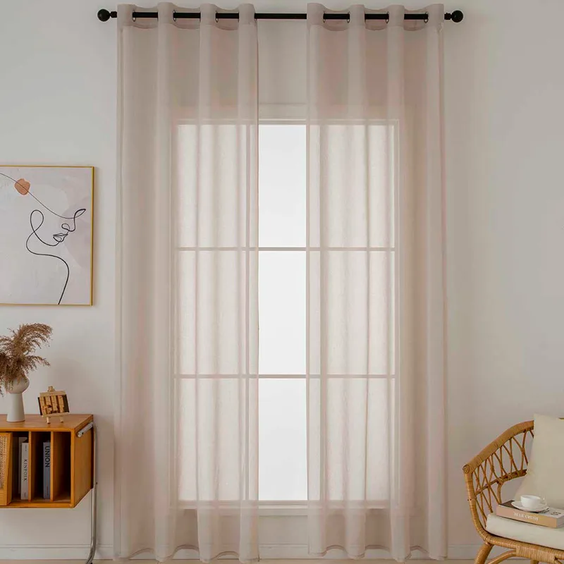 Κουρτίνα 140x270 Με Τρουκς Beauty Home Sharp 8448 Sand 140x270Υ