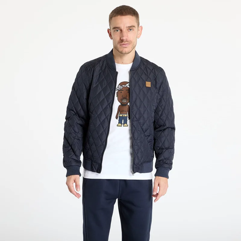 Μπουφάν Urban Classics Diamond Quilt Nylon Jacket Navy S