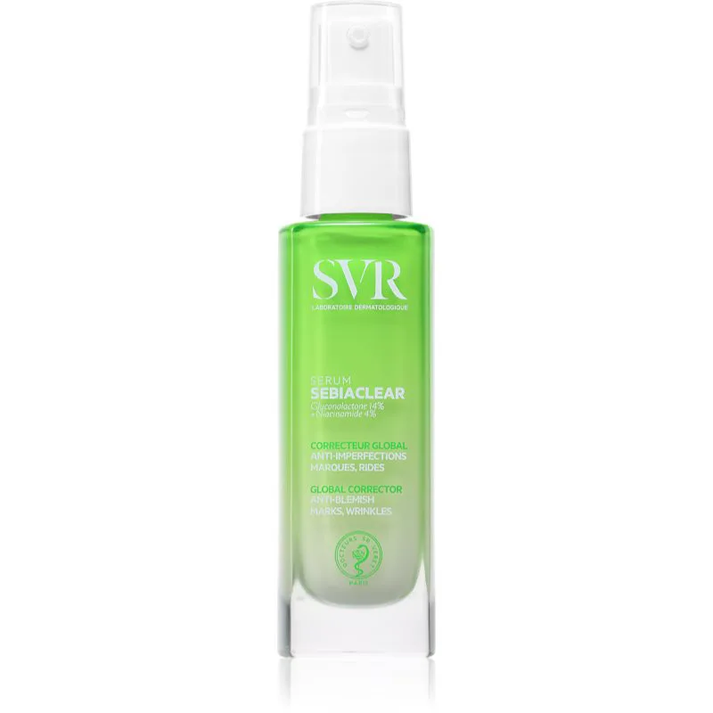 SVR Sebiaclear Serum Διορθωτικός ορός ενάντια στις ατέλειες της επιδερμίδας με ακμή 30 ml