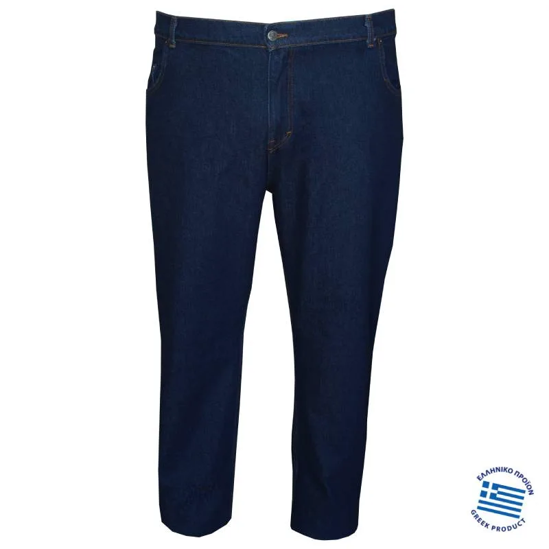 Σταθερό denim παντελόνι "Solid",της L.T.G - Deep Blue