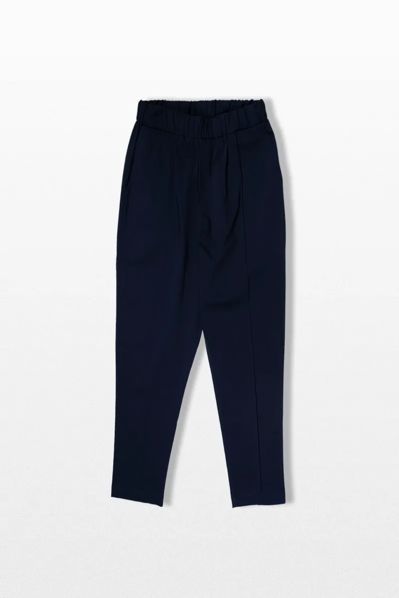 MONK Ανδρικό Μπλε Εlastic Waist Trousers