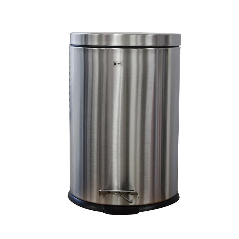 Κάδος Απορριμμάτων Ανοξείδωτος Inox Estia 20lt 01-0073 (Υλικό: Ανοξείδωτο) - estia - 01-0073