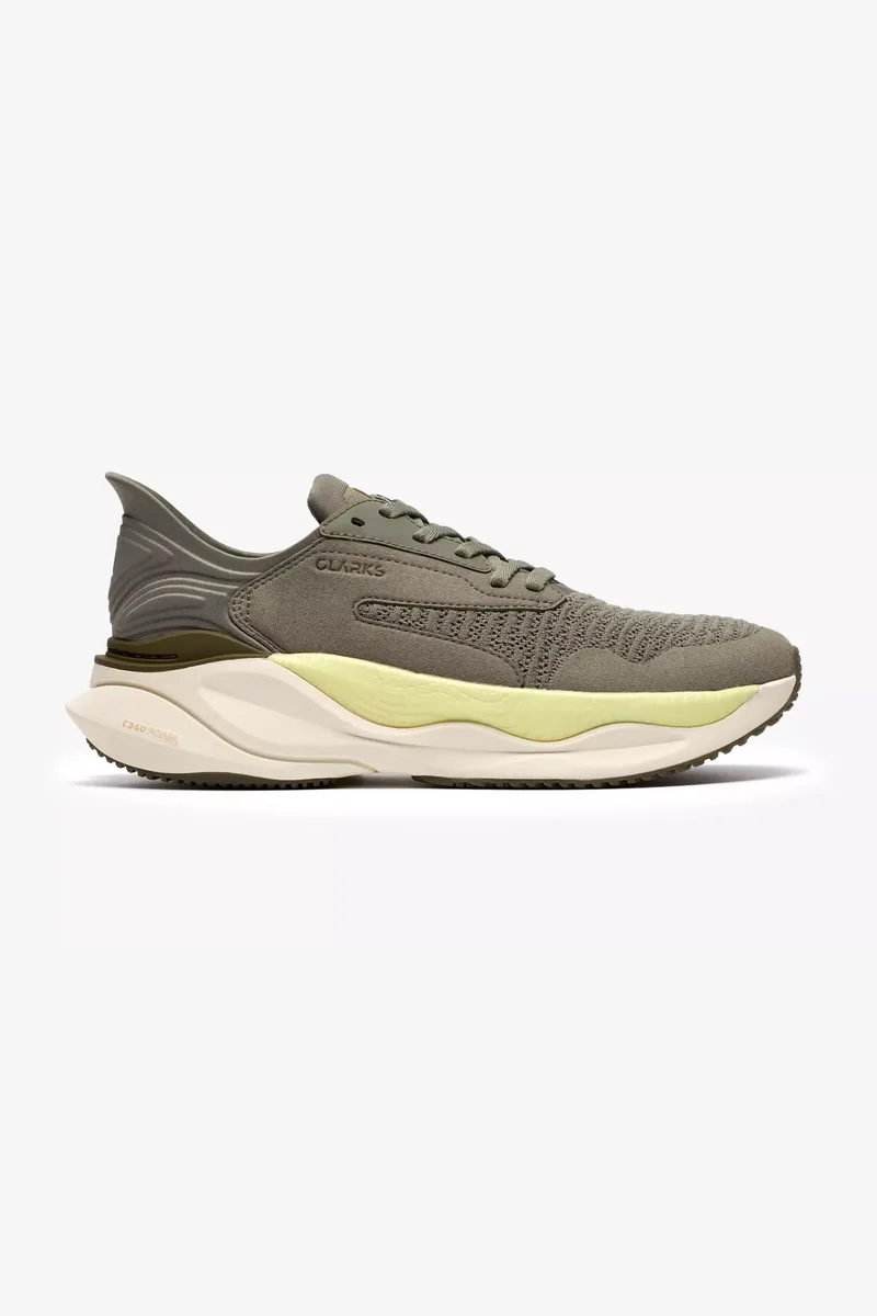Clarks ανδρικά sneakers "Pace" - 26186415 Χακί