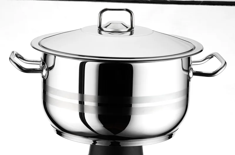 Κατσαρόλα Ανοξείδωτη Arian 430 Isfa Metal 24x14εκ.-6lt ISF00100124 (Υλικό: Ανοξείδωτο) - Isfa Metal - ISF00100124