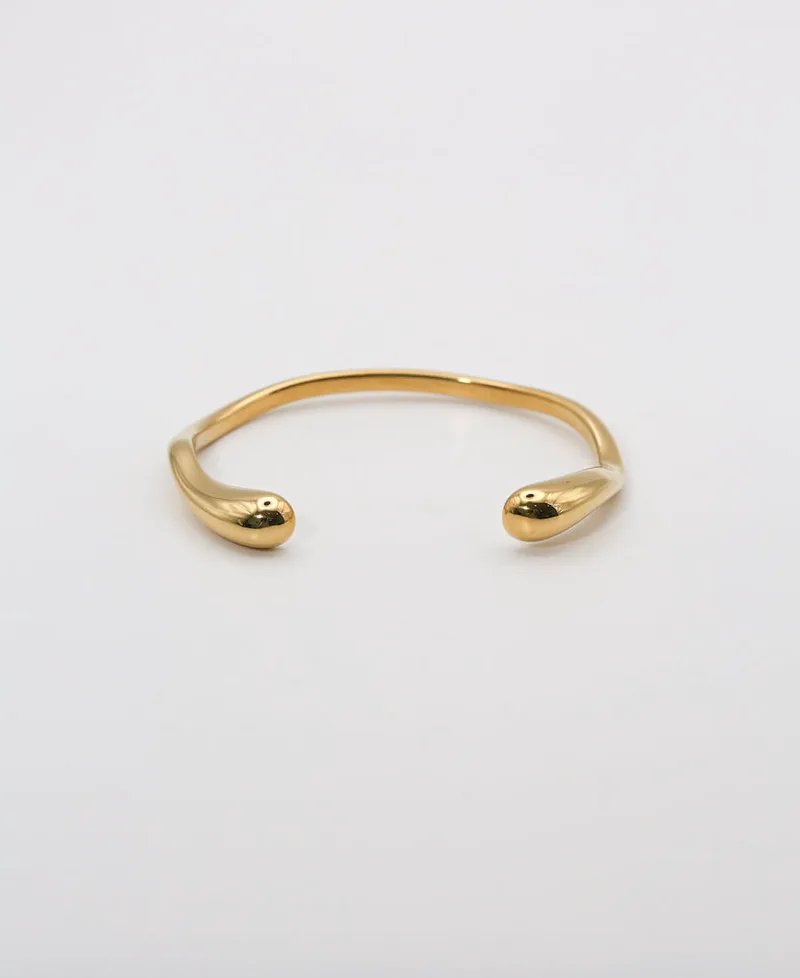 Fluid Curve Cuff Bracelet