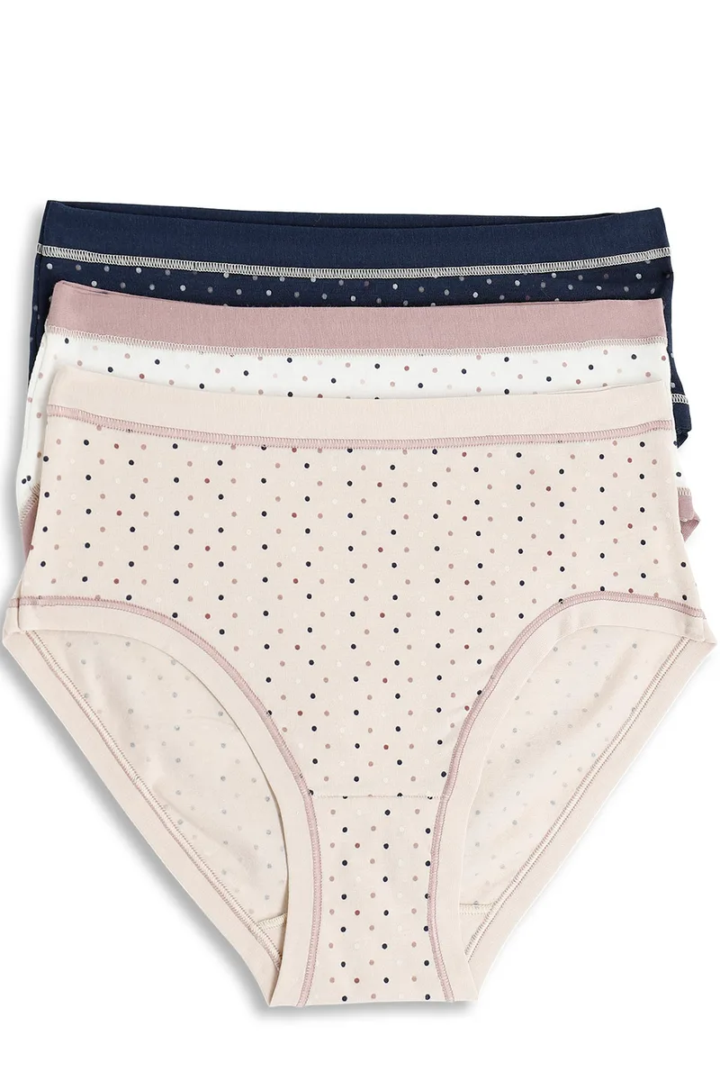 Cotonella γυναικεία εσώρουχα Midi Slip τριπλέτα (3 τμχ)-3363-I503-5M100