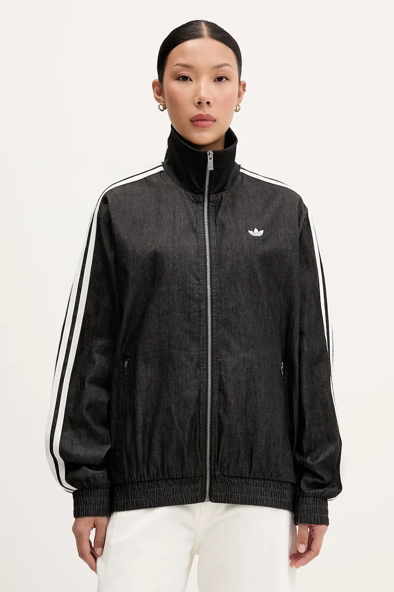 adidas Originals μπλούζα με κουμπιά γυναικεία βαμβακερή