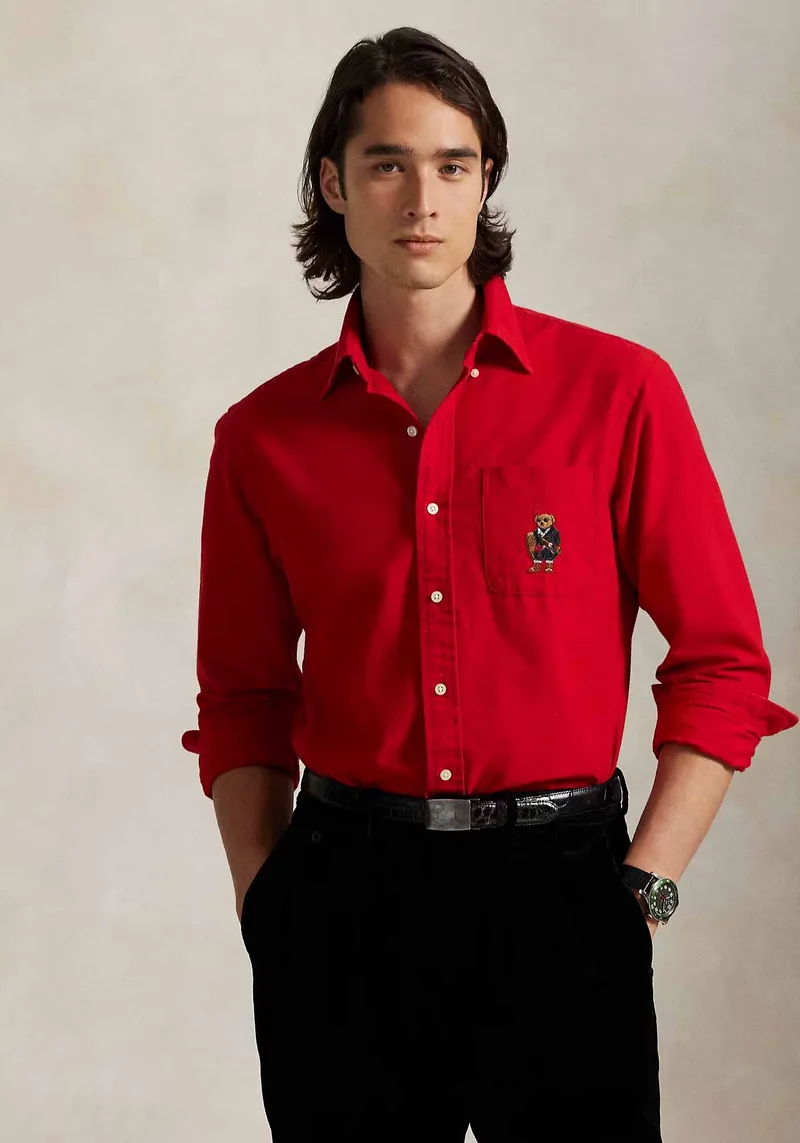 Polo Ralph Lauren Πουκάμισο της σειράς Oxford - 710P00662 004 Red