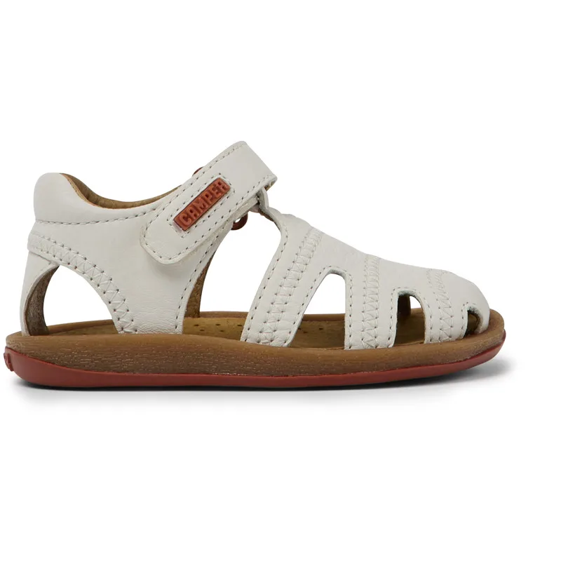 CAMPER Bicho - Πέδιλα Για Firstwalkers - Λευκό, Μέγεθος 20, Smooth leather