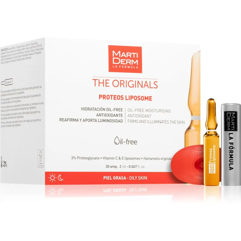 MartiDerm The Originals Proteos Liposome πολυ διορθωτική αντιγηραντική φροντίδα σε αμπούλες 30x2 ml