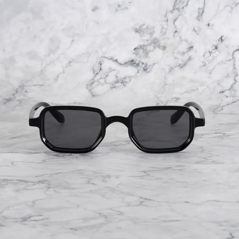 BILLIE Tinted Sunglasses | Black | Gray Shades | Explicit Poets Sunglasses