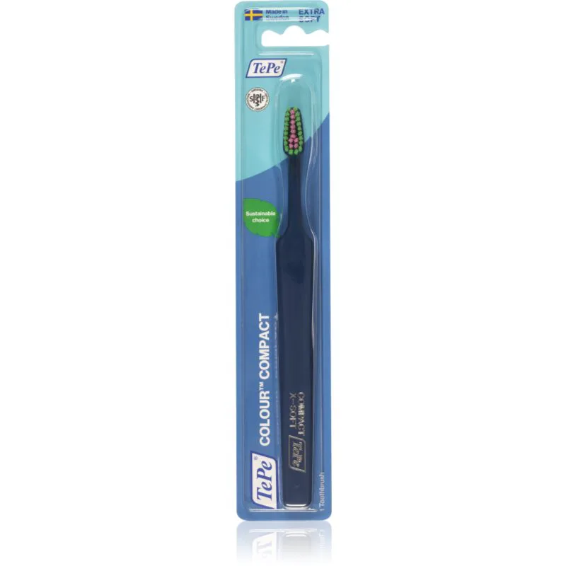 TePe Colour Compact Extra Soft οδοντόβουρτσα Dark Blue 1 τμχ