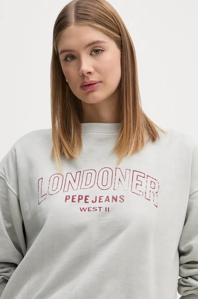 Βαμβακερή μπλούζα Pepe Jeans FIORELINA