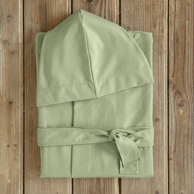 Μπουρνούζι Microfiber Nima Comfort L.Khaki MEDIUM MEDIUM