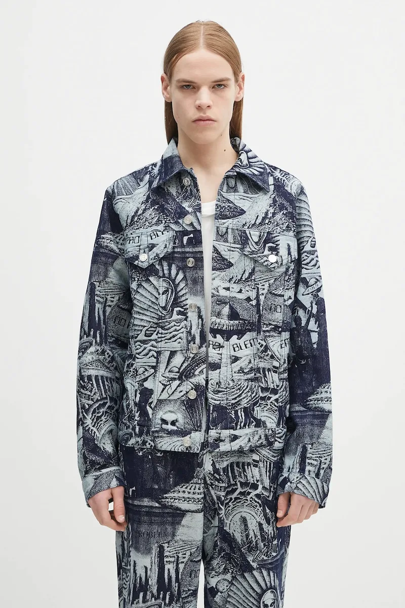 Βαμβακερό μπουφάν No Problemo Apocalypse Jacquard Trucker Jacket