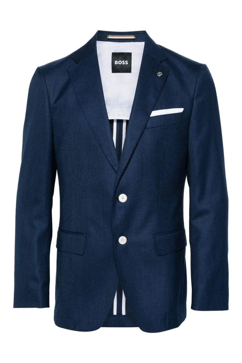 BOSS ΣΑΚΑΚΙ H-HUTSON-233 SLIM FIT ΜΠΛΕ