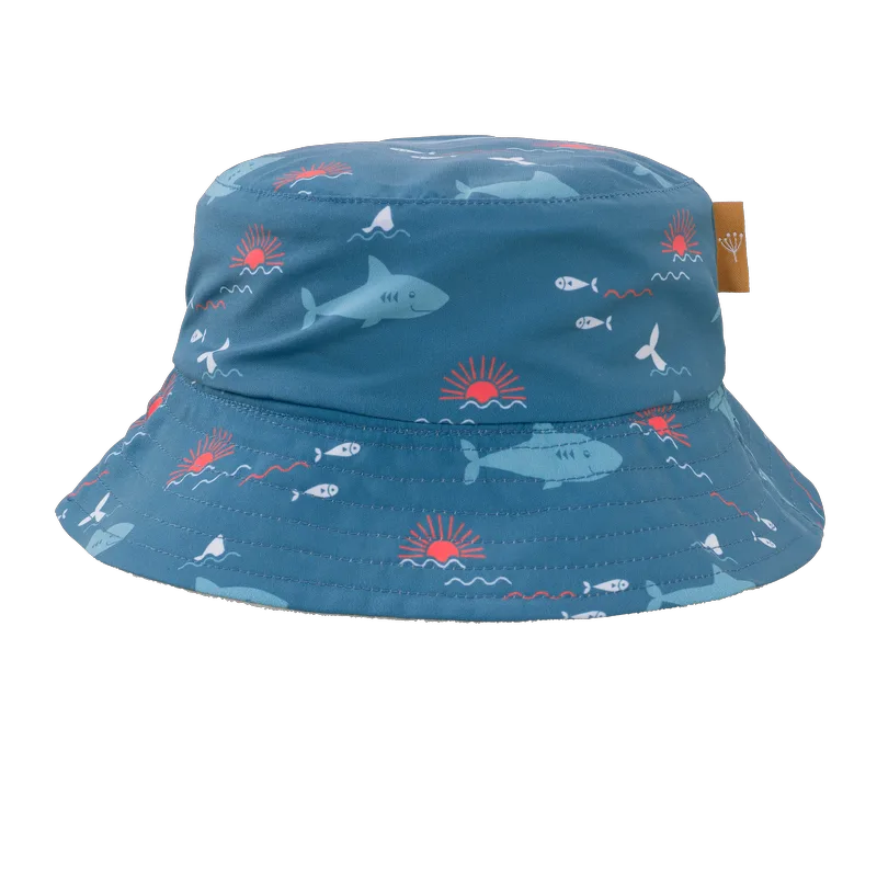 Καπέλο Fresk Bucket Διπλής Όψης με προστασία UVA-UVB Shark 2 ετών FR-SW2560-84-86