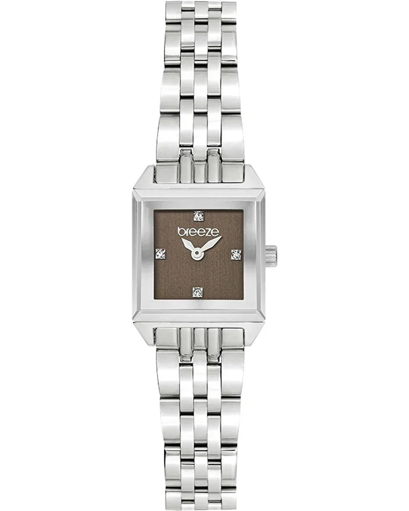 BREEZE Impress - 612531.8, Silver case with Stainless Steel Bracelet