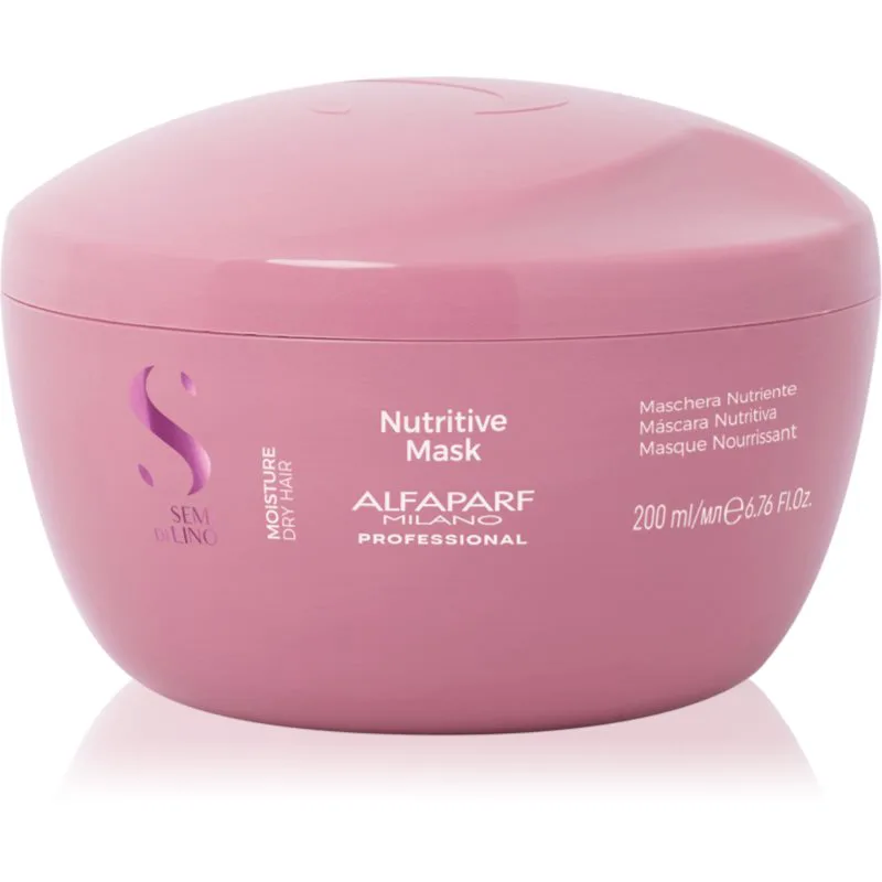 Alfaparf Milano Semi di Lino Moisture ενυδατική μάσκα για ξηρά μαλλιά 200 ml