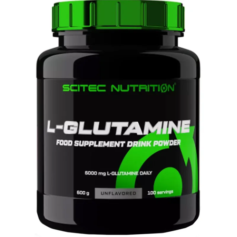 Scitec Nutrition 100% L-Gloutamine Amino Acid Unflavored Συμπλήρωμα Διατροφής με Γλουταμίνη για την Καλή Λειτουργία του Εντέρου & την Αποκατάσταση των Μυών μετά την Άσκηση 600g