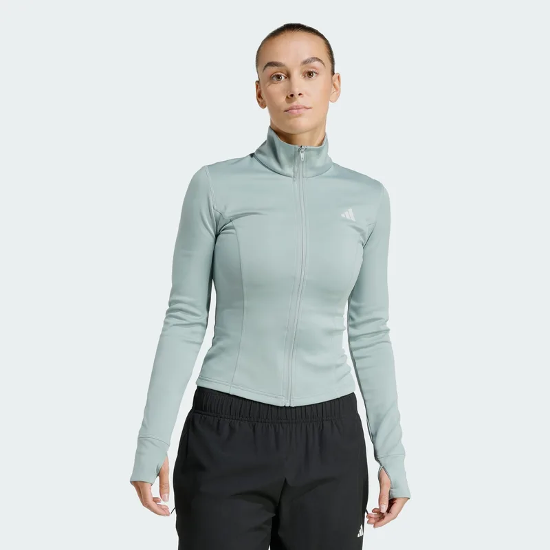adidas W Optime Essentials Full-Zip Jacket (9000271461_91276)