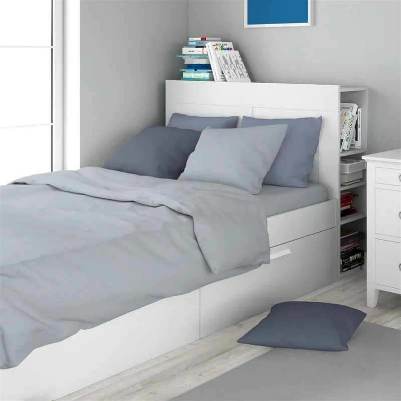 Σεντόνι Μονό Dimcol Solid 505 160x240 Light Blue-Grey