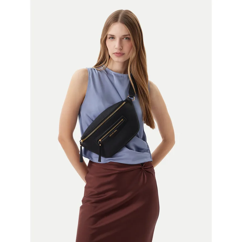 Τσάντα MICHAEL Michael Kors Jet Set 30S6GTVM2L Μαύρο