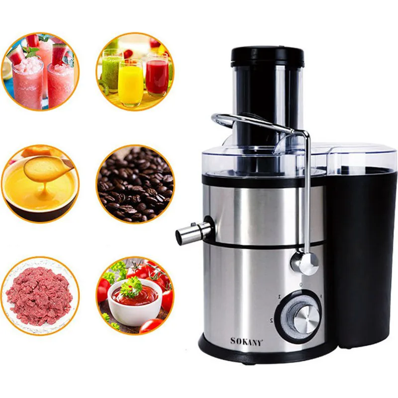 Sokany SK-629 Αποχυμωτής 1000W Inox Ασημί