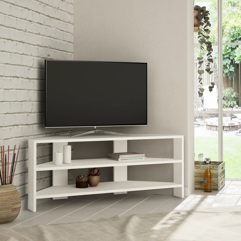 Βάση Τηλεόρασης Thales Corner - White 776Hms3040 (110x45x36)