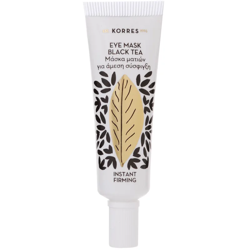 Korres Eye Mask Black Tea Κρεμώδης Μάσκα Ματιών με Μαύρο Τσάι για Άμεση Σύσφιξη 6ml