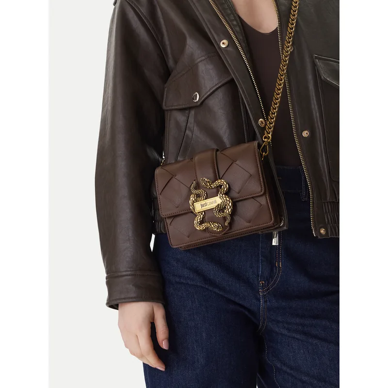 Τσάντα Just Cavalli 80RA4BM3 ZSD88 Καφέ