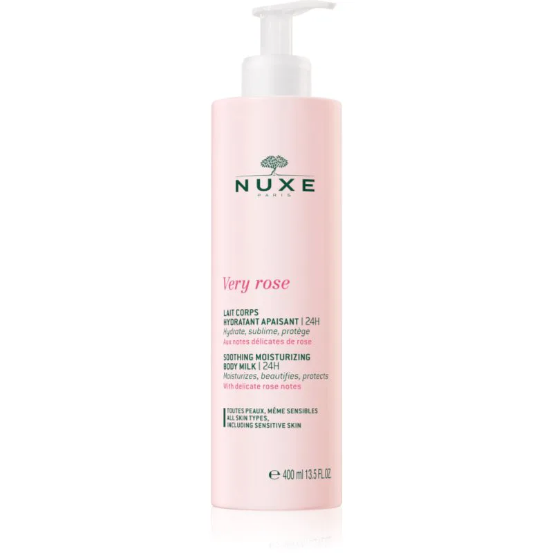 Nuxe Very Rose Soothing Moisturising Body Milk καταπραϋντικό γάλα για το σώμα 400 ml