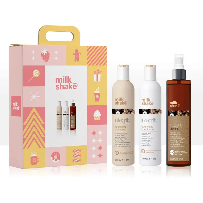milk_shake® Integrity Nourishing & Leave-In Hair Set σετ δώρου για όλους τους τύπους μαλλιών