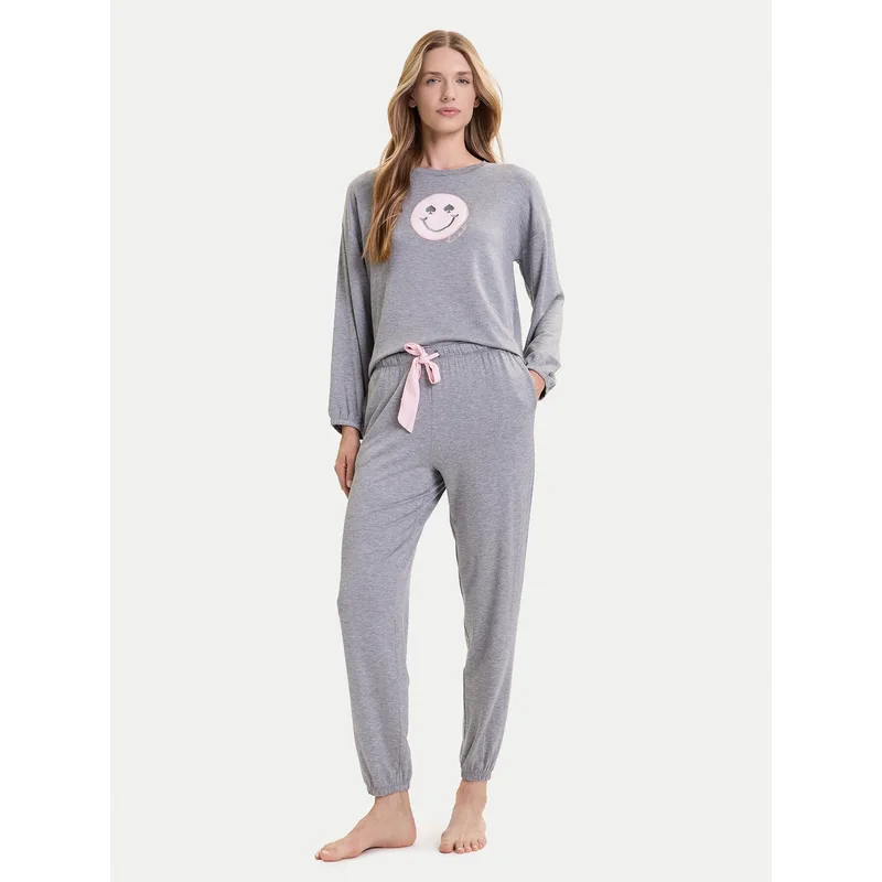 Kate Spade Πιτζάμα KSI92759 Γκρι Regular Fit
