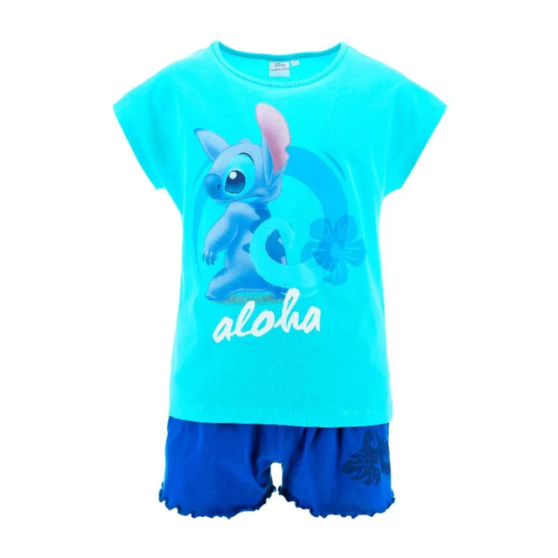 Σετ μακό κορίτσι Lilo & Stitch-YE10425-BLUE