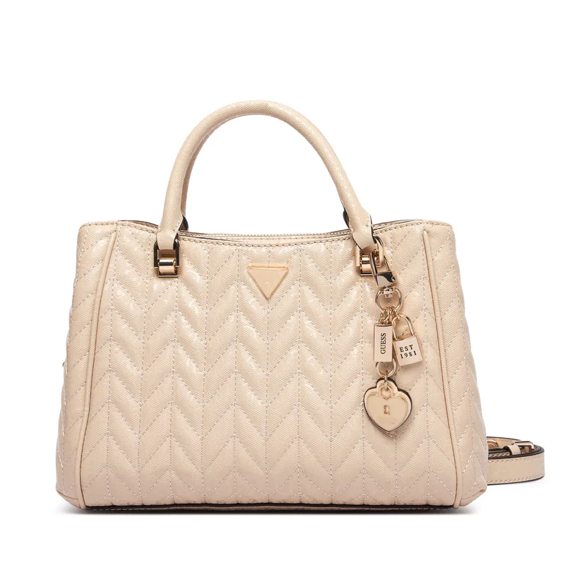 Τσάντα Guess Stacey HWGG97 41060 Μπεζ