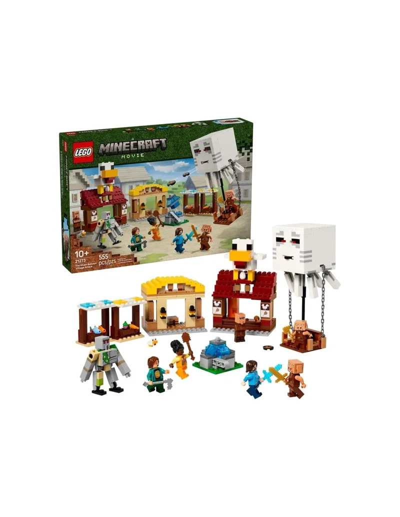 LEGO Minecraft 21273 Balloon Ghast Village Attack