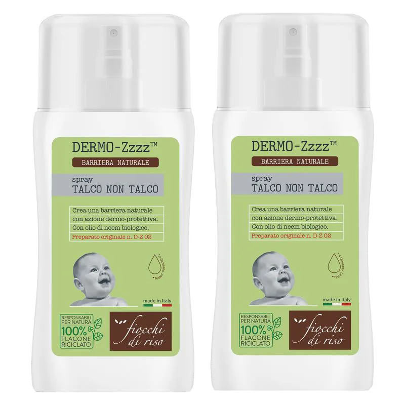 Fiocchi Di Riso Dermo Zzzz Talc Non Talc 2 X 100 Ml