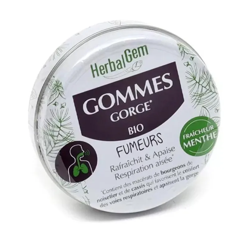 Herbalgem Organic Smoking Throat Gum 45g
