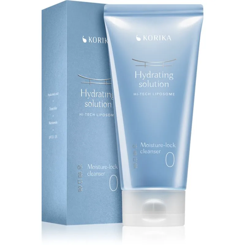 KORIKA HI-TECH LIPOSOME Hydrating solution Moisture-lock cleanser ενυδατική καθαριστική κρέμα 150 ml