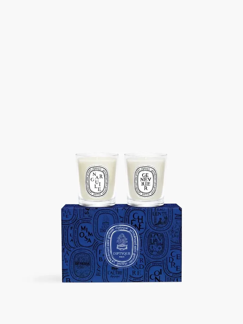 Diptyque Hookah & Genevrier candle box - 2 X 70 GR.