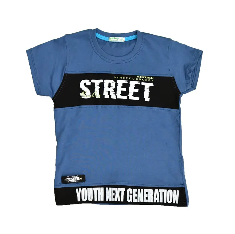 Παιδική μπλούζα με σχέδιο STREET Μπλε 15622