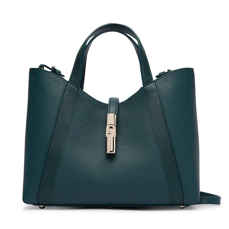 Τσάντα Furla Goccia S WB01789 BX3353 CN 4907S Σκούρο πράσινο