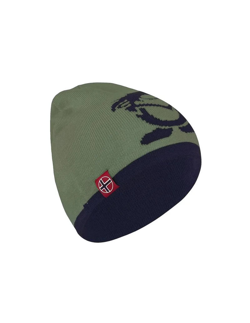 Trollkids Kids Troll Beanie Knitted Winter Hat for GirlsBoys Green 920335