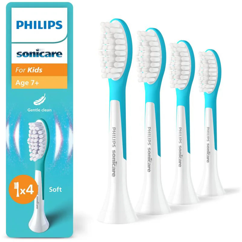 Philips Sonicare For Kids 7+ Standard HX6044/90 ανταλλακτική κεφαλή για οδοντόβουρτσα για παιδιά 4 τμχ