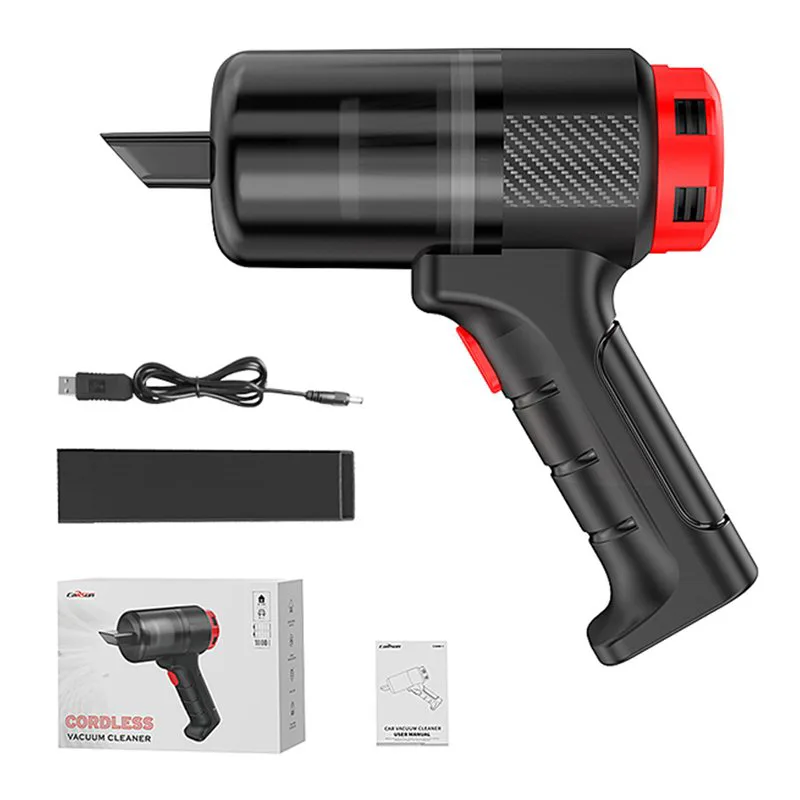 Carsun Σκουπάκι Αυτοκινήτου Στερεών με Ισχύ 45W Επαναφορτιζόμενο 7.4V