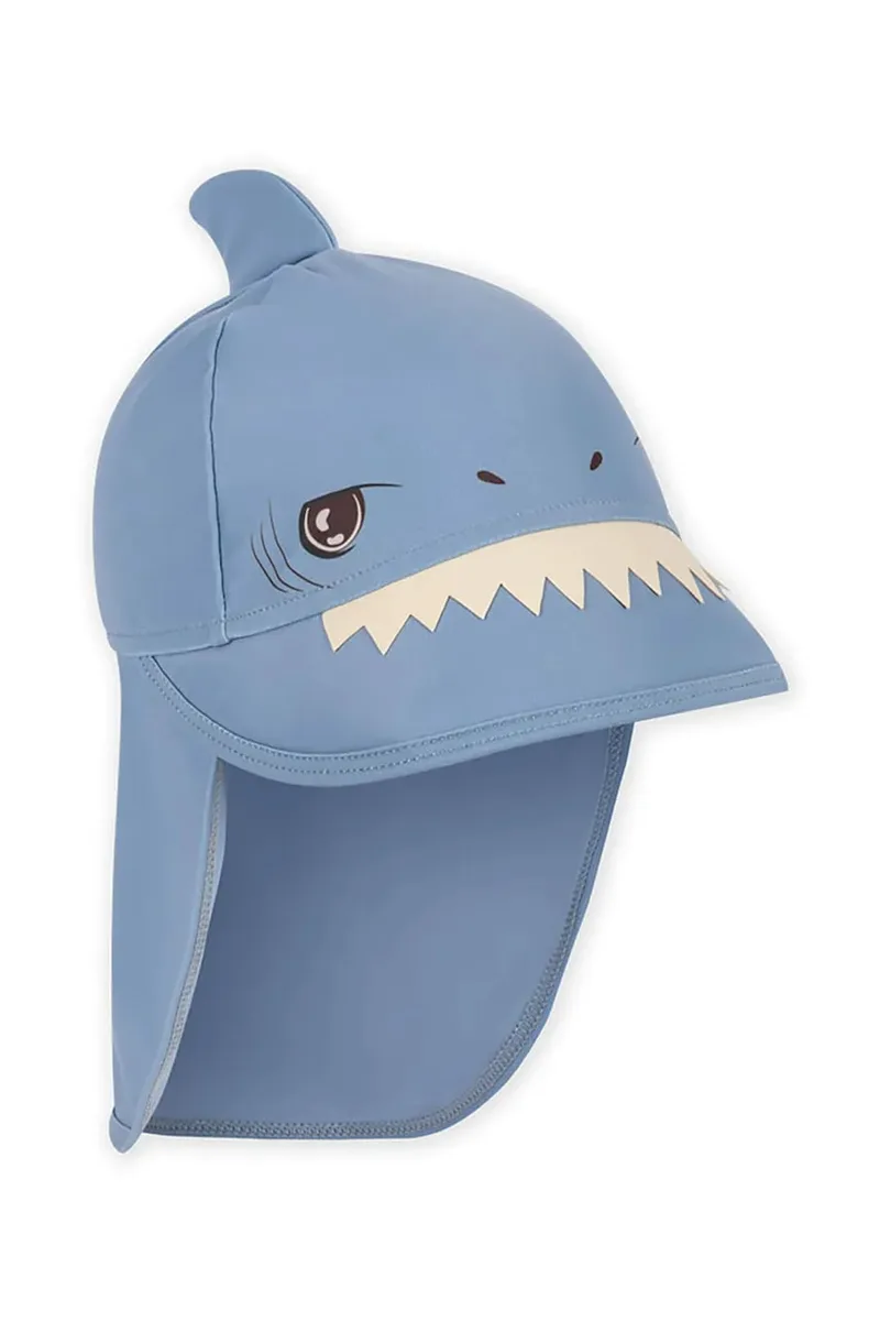 Παιδικό καπέλο μπέιζμπολ Konges Sløjd ASTER SHARK SUN HAT GRS