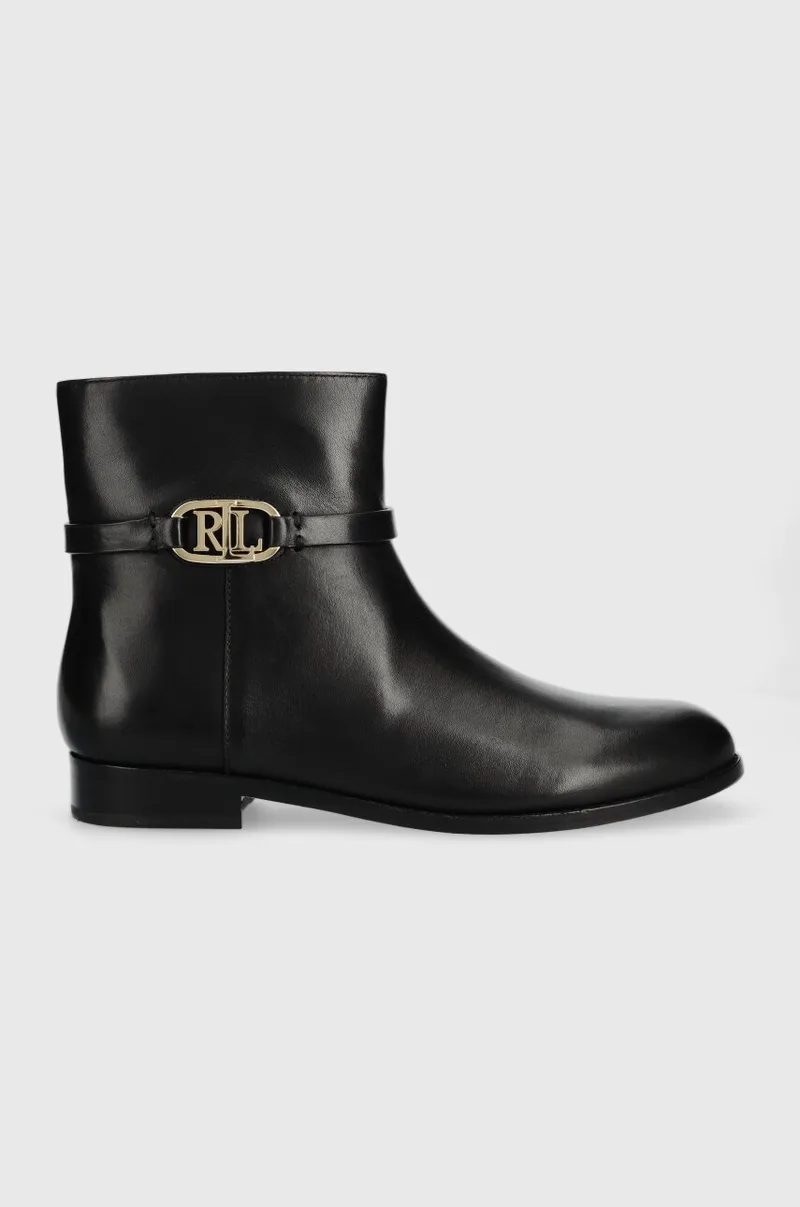 Δερμάτινες μπότες Lauren Ralph Lauren Briela