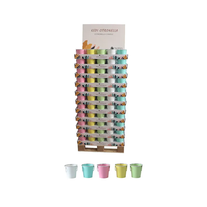 Estia Κερί Σιτρονελας Σε Μεταλλικό Δοχείο 160Gr Assorted