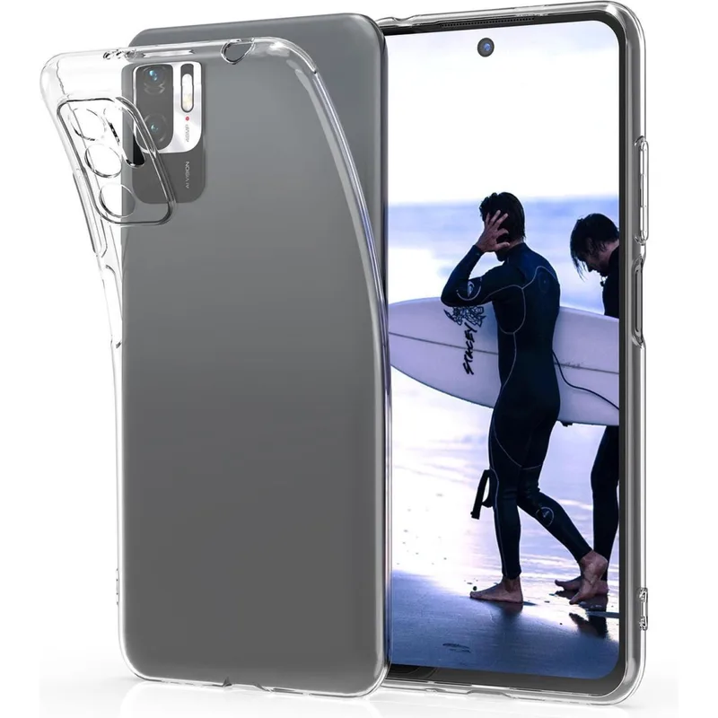 Θήκη Xiaomi Redmi Note 10 5G KWmobile Crystal TPU Διάφανη Σιλικόνης - Transparent (54951.03)